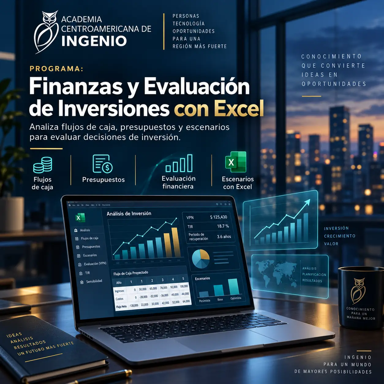 Finanzas y Evaluación de Inversiones con Excel 1 Finanzas y Evaluación de Inversiones con Excel